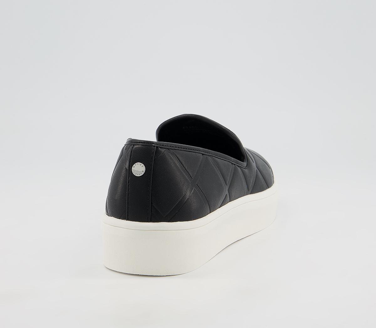 quilted slip on trainers