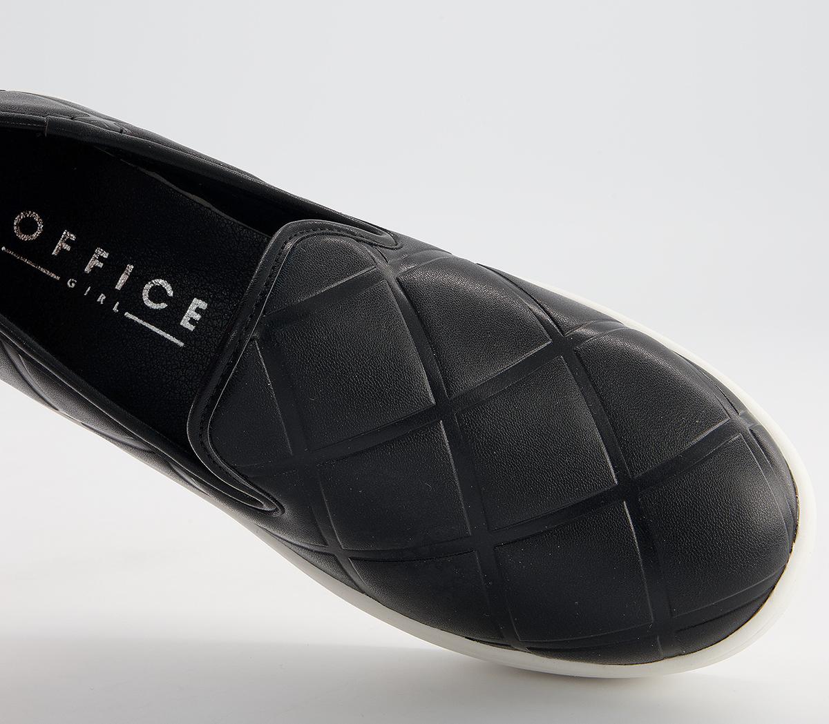 quilted slip on trainers