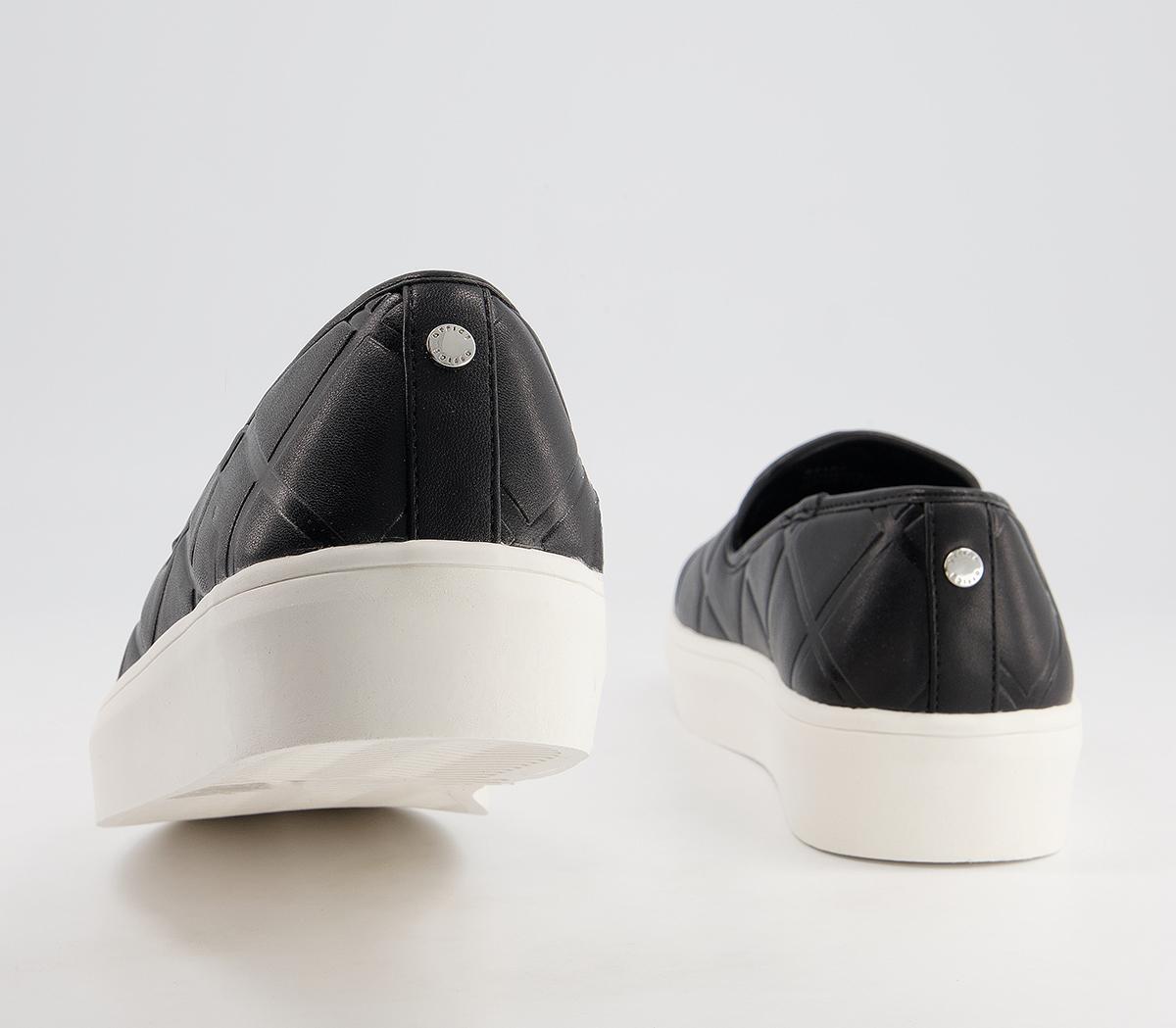 quilted slip on trainers