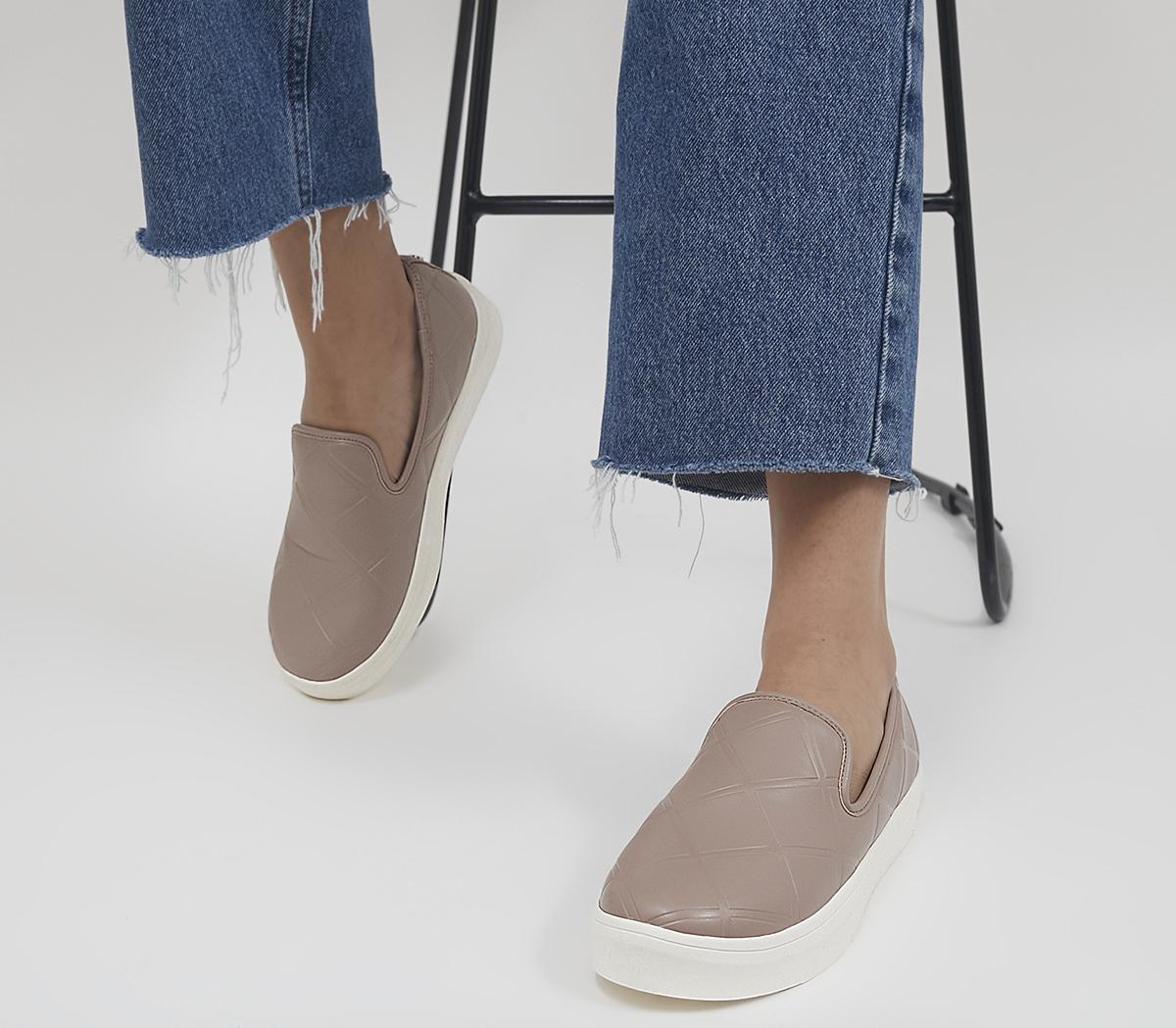 OfficeFrankincense Quilted Slip On Trainers OfficeFrankincense Quilted Slip On TrainersLight Mink Quilt