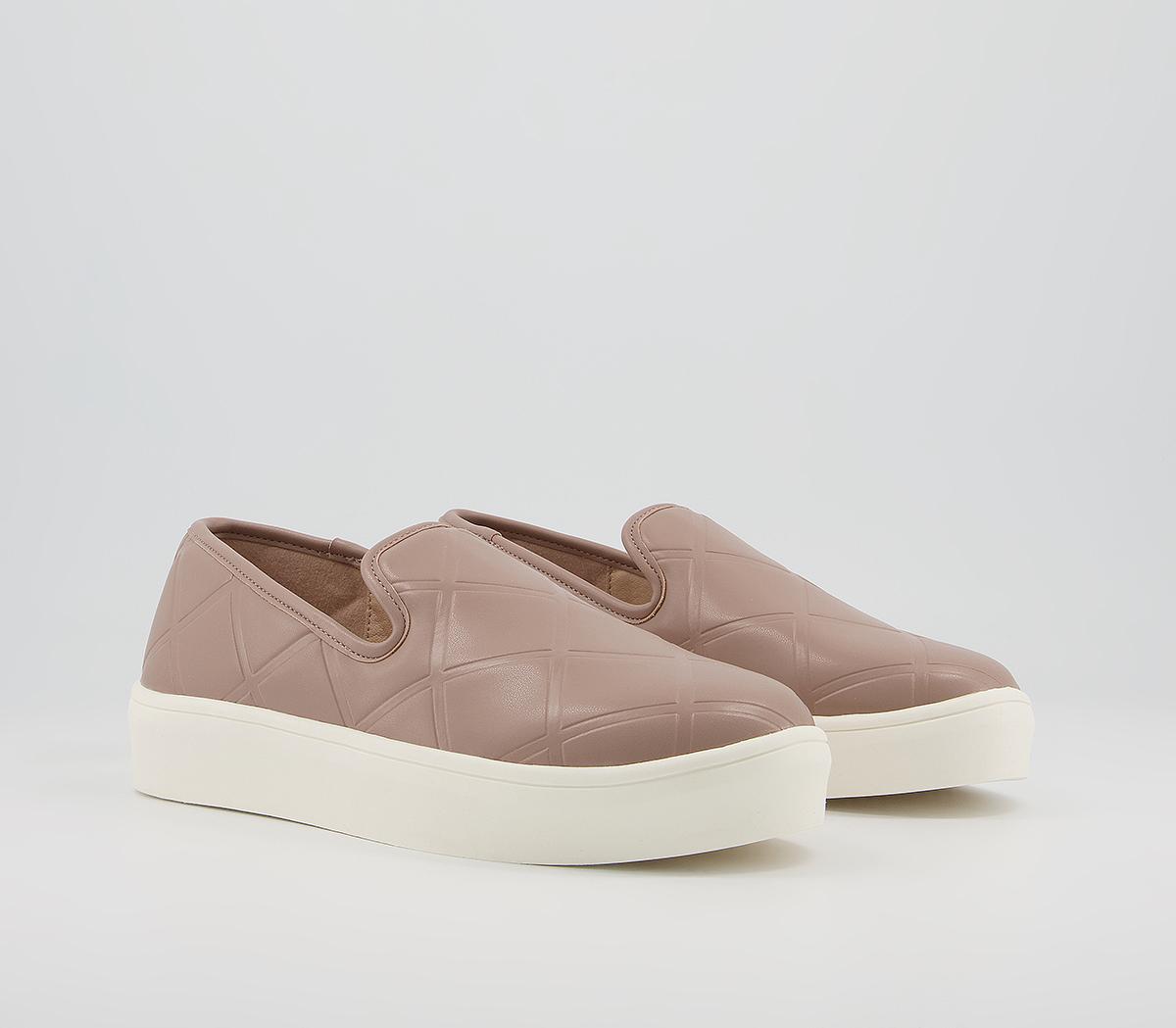 Office Frankincense Quilted Slip On Trainers Office Frankincense Quilted Slip On Trainers Light Mink Quilt