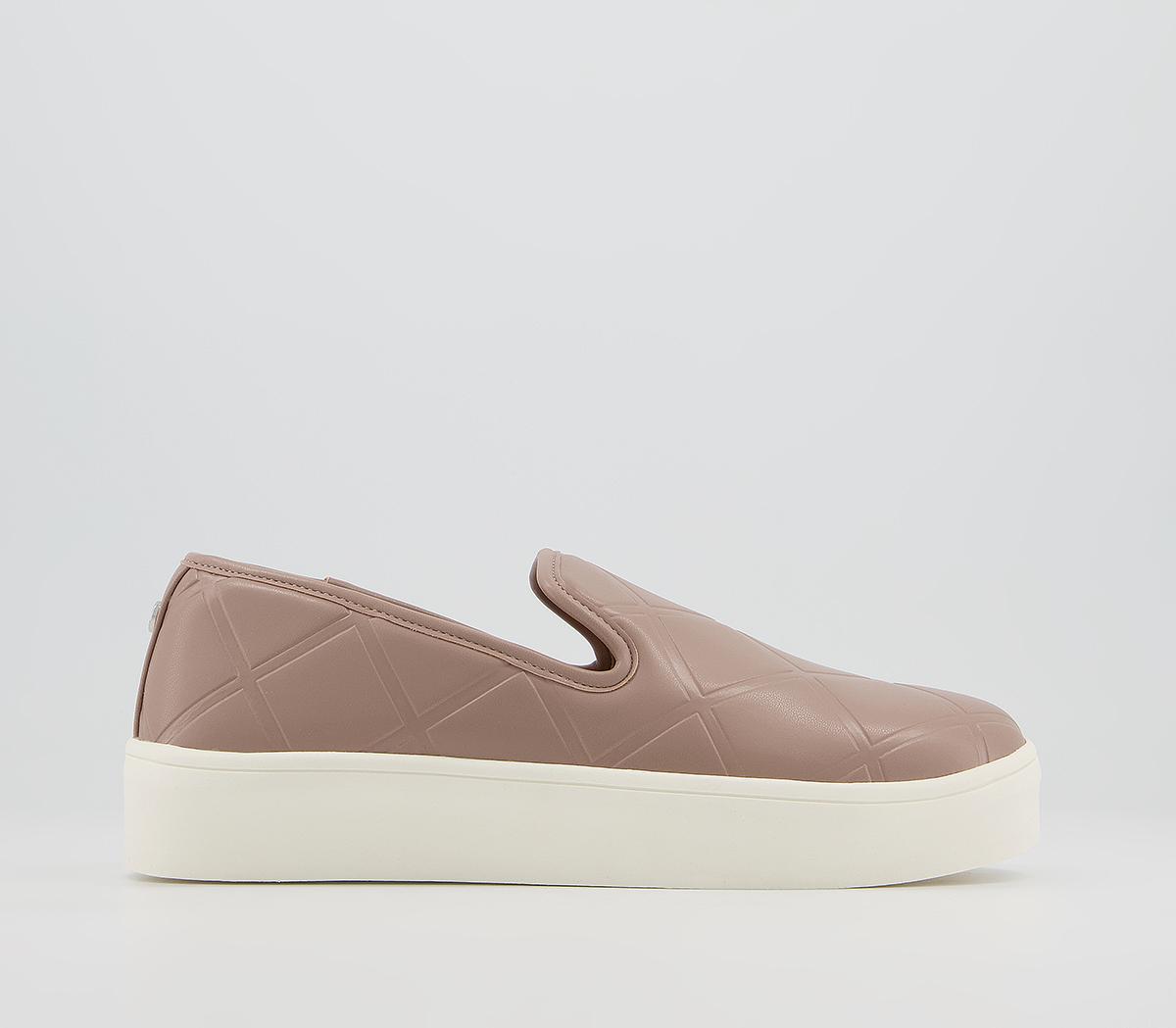 quilted slip on trainers