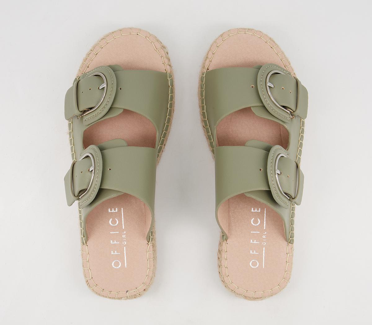 Office Shiloh Double Buckle Espadrille Sandals Office Shiloh Double Buckle Espadrille Sandals Sage