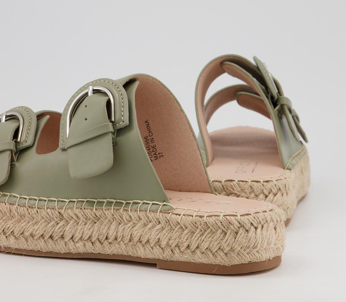 Office Shiloh Double Buckle Espadrille Sandals Office Shiloh Double Buckle Espadrille Sandals Sage
