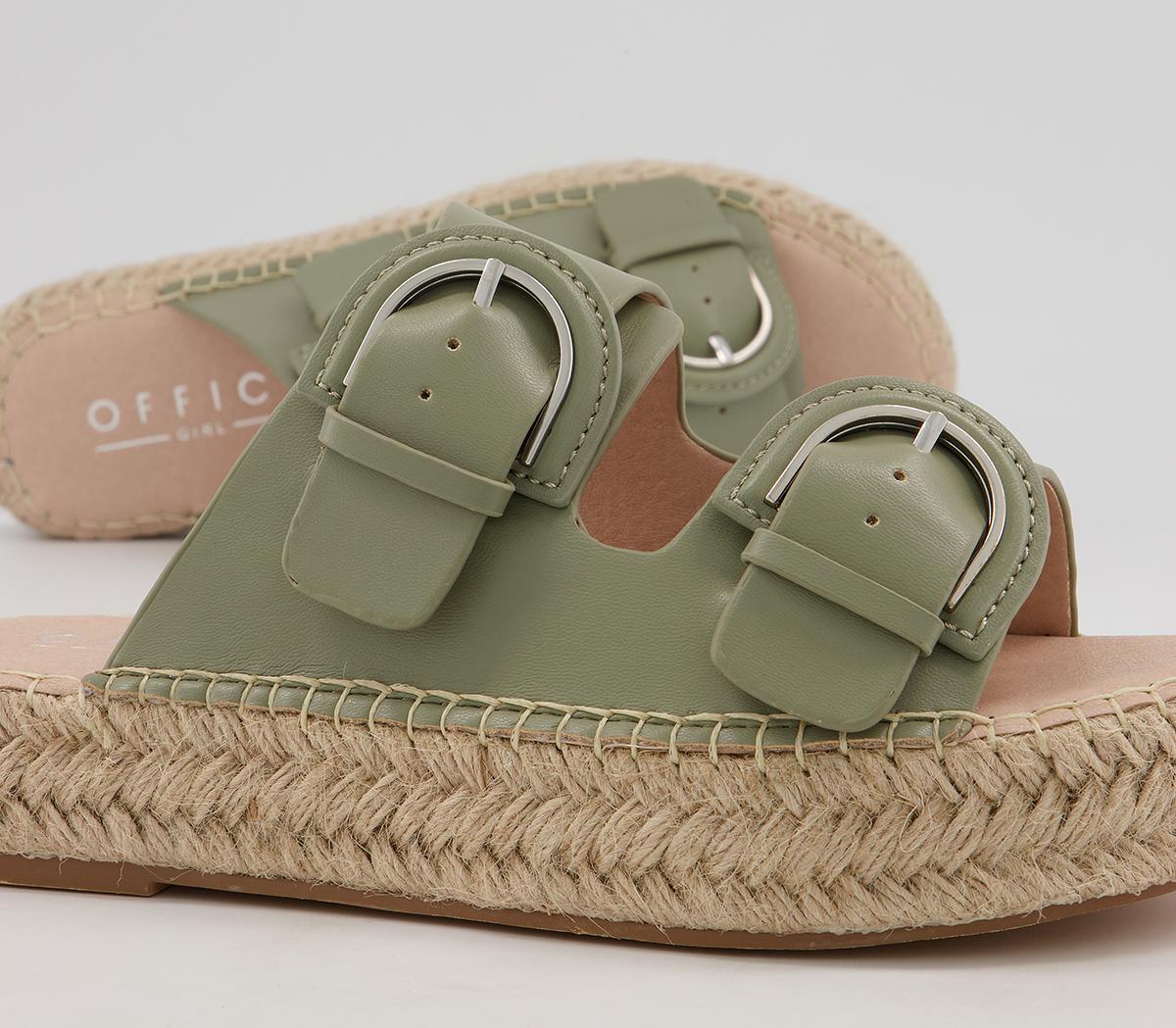 Office Shiloh Double Buckle Espadrille Sandals Office Shiloh Double Buckle Espadrille Sandals Sage
