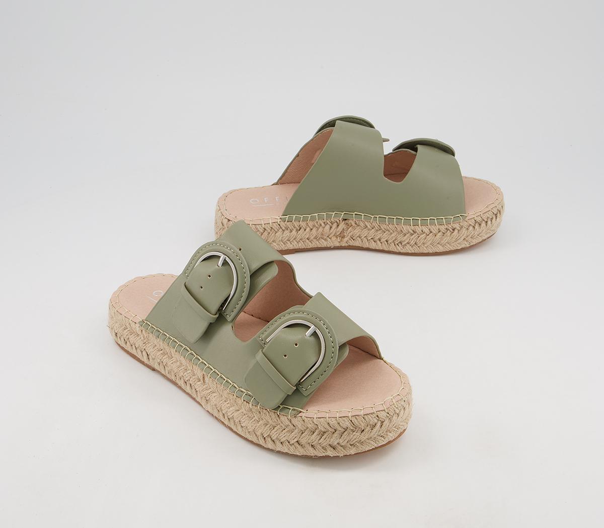Office Shiloh Double Buckle Espadrille Sandals Office Shiloh Double Buckle Espadrille Sandals Sage