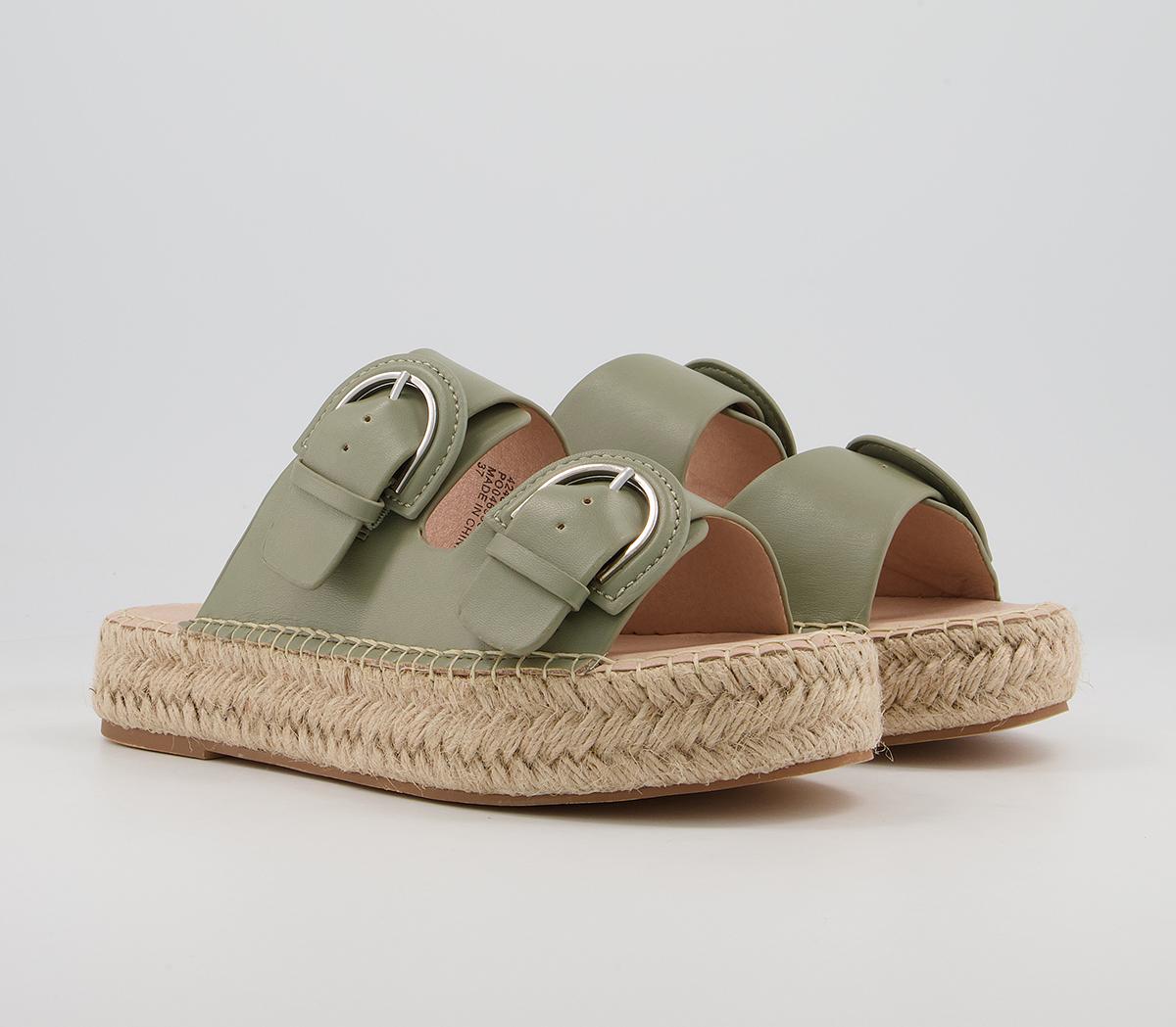 Office Shiloh Double Buckle Espadrille Sandals Office Shiloh Double Buckle Espadrille Sandals Sage