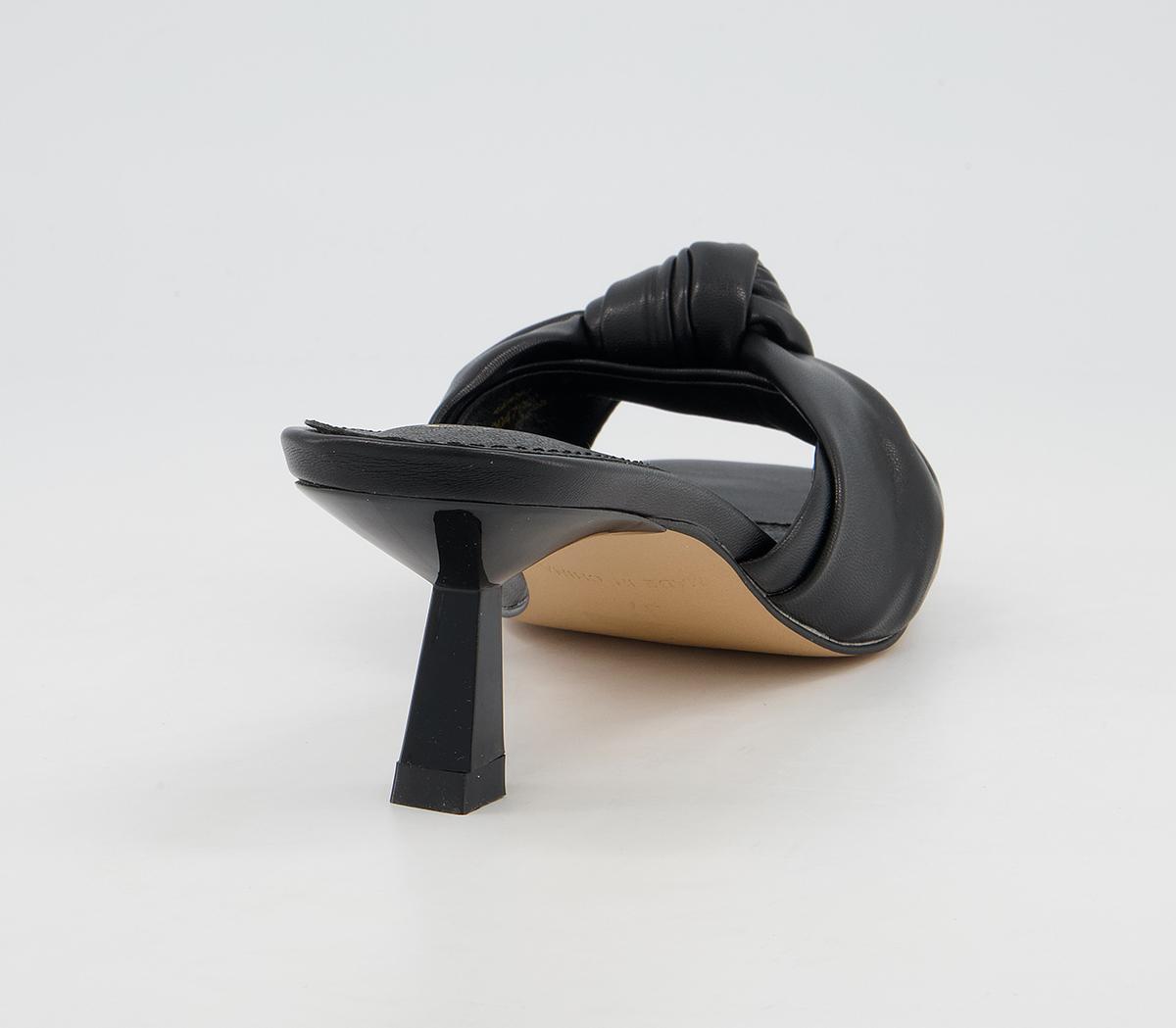 Office Makeover Knot Mules Office Makeover Knot Mules Black