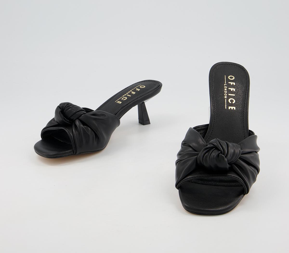 Office Makeover Knot Mules Office Makeover Knot Mules Black