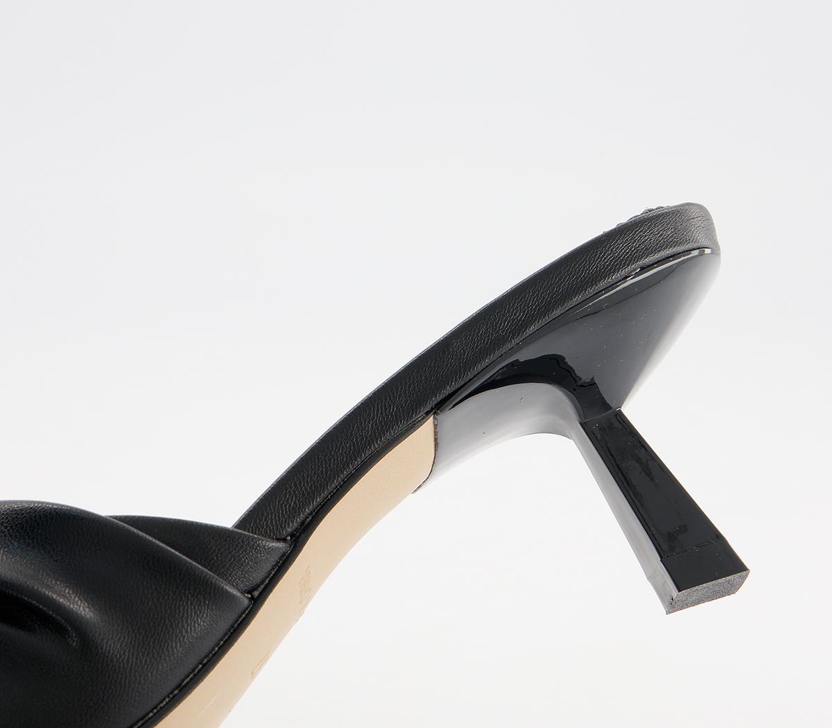 Office Makeover Knot Mules Office Makeover Knot Mules Black