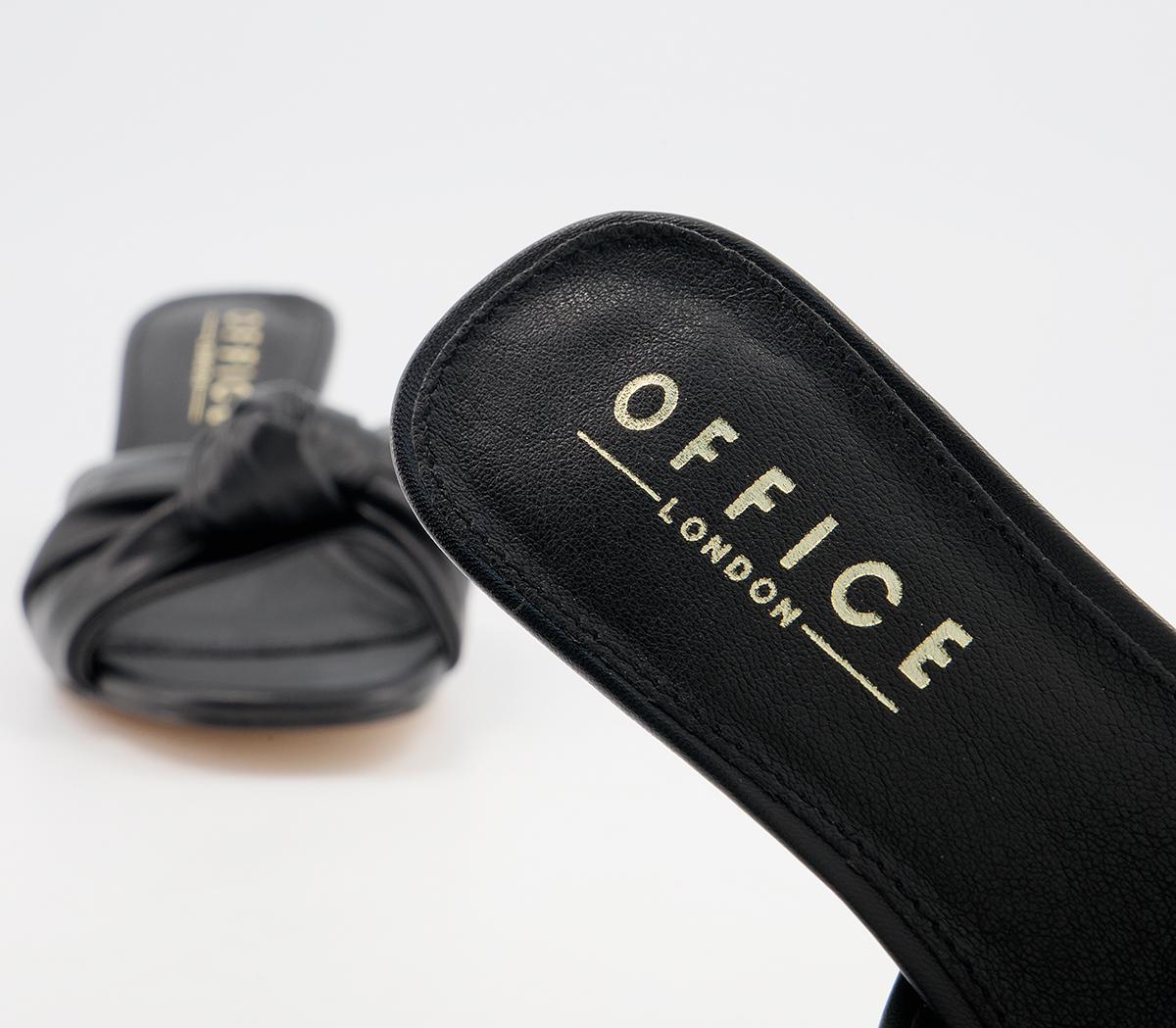 Office Makeover Knot Mules Office Makeover Knot Mules Black