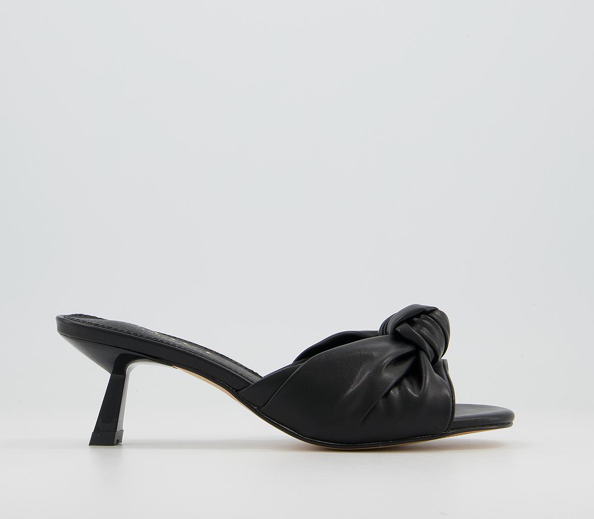 Office Makeover Knot Mules Office Makeover Knot Mules Black