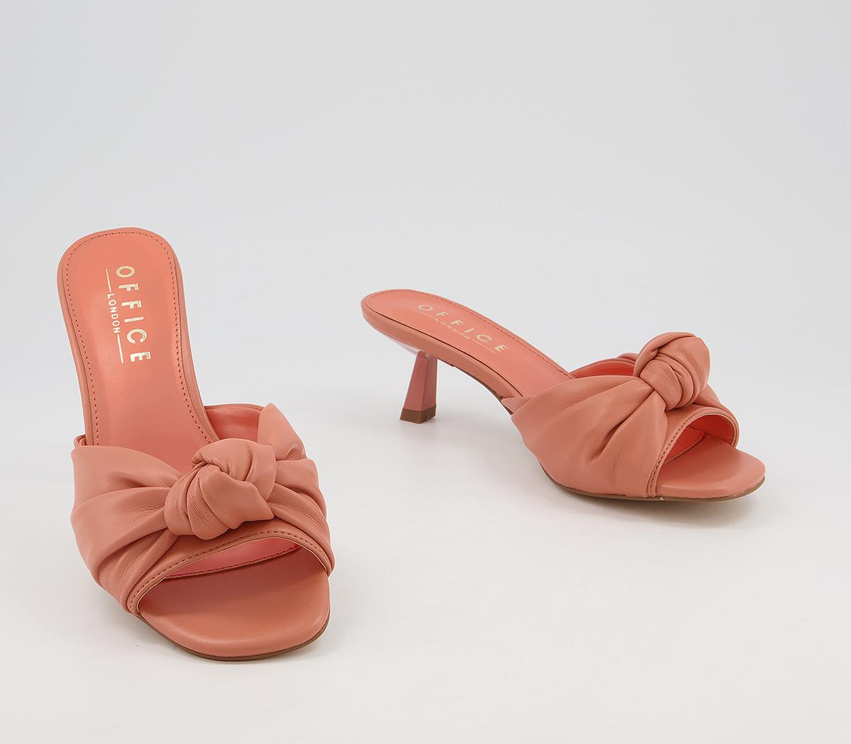 Office Makeover Knot Mules Office Makeover Knot Mules Coral