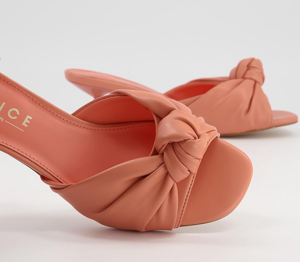 Office Makeover Knot Mules Office Makeover Knot Mules Coral