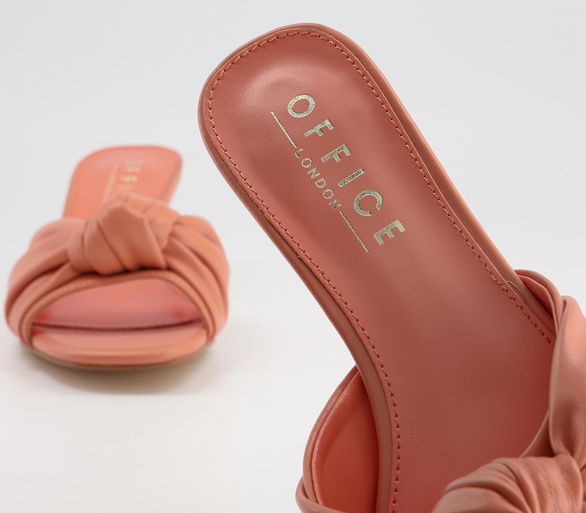 Office Makeover Knot Mules Office Makeover Knot Mules Coral