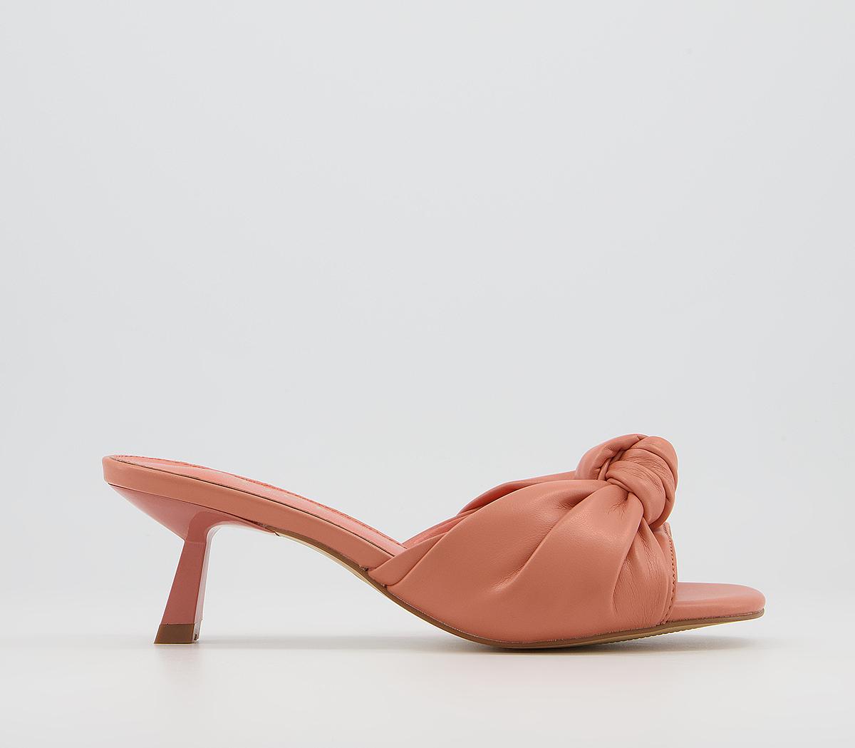 Office Makeover Knot Mules Office Makeover Knot Mules Coral