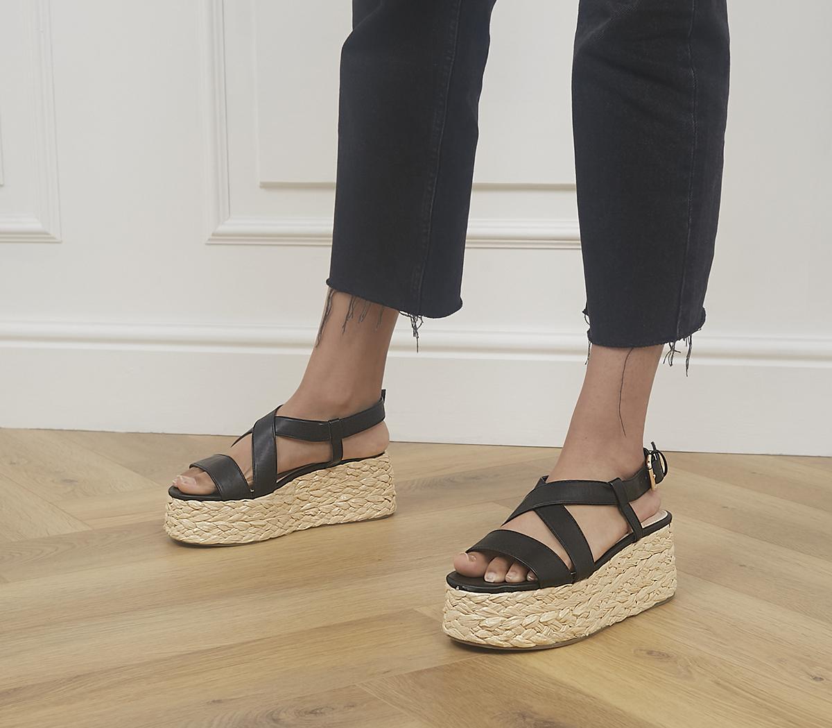 Office store black espadrilles