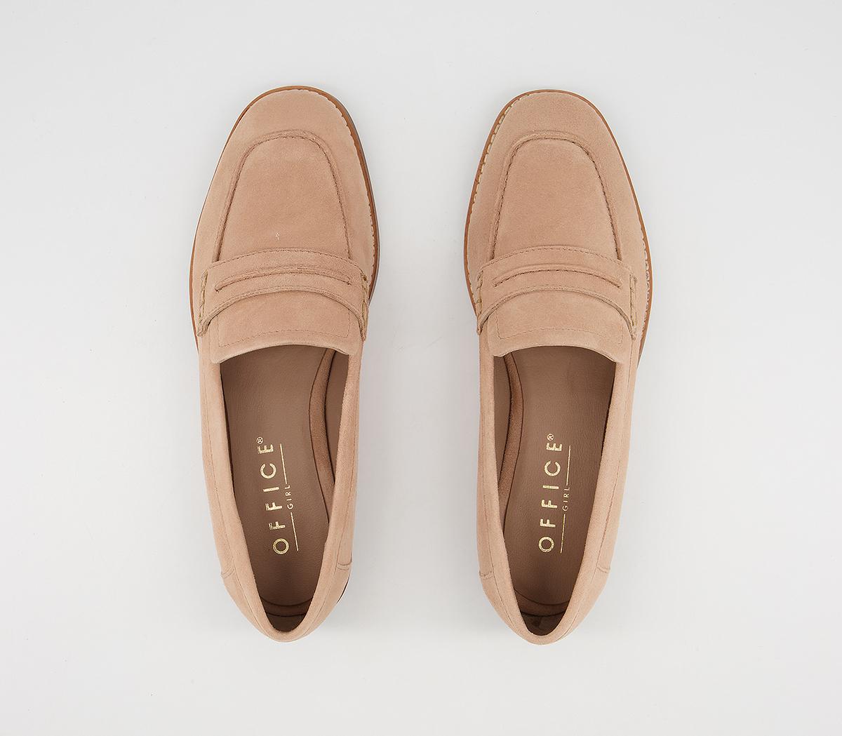 OFFICEFreetown Soft Square Toe LoafersBeige