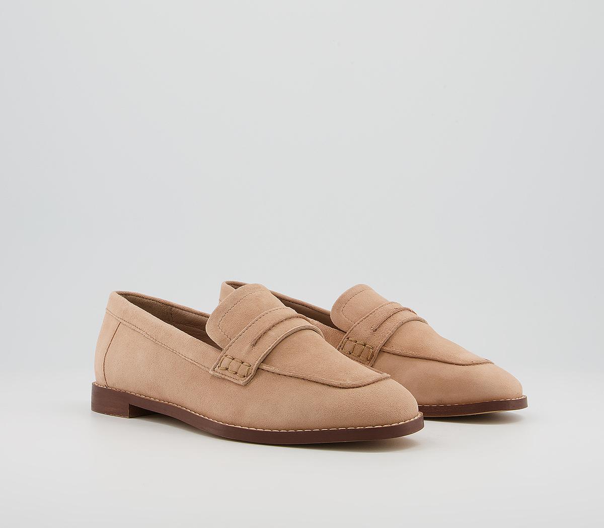 OFFICEFreetown Soft Square Toe LoafersBeige