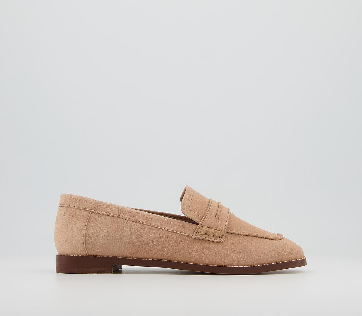OFFICEFreetown Soft Square Toe LoafersBeige