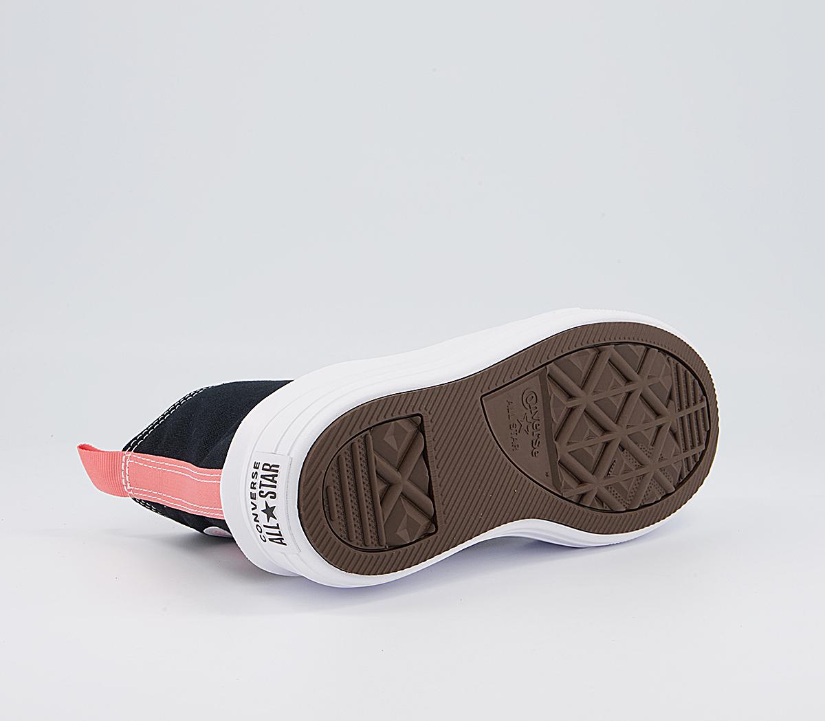 ConverseAll Star Move Gs TrainersBlack Pink Salt White