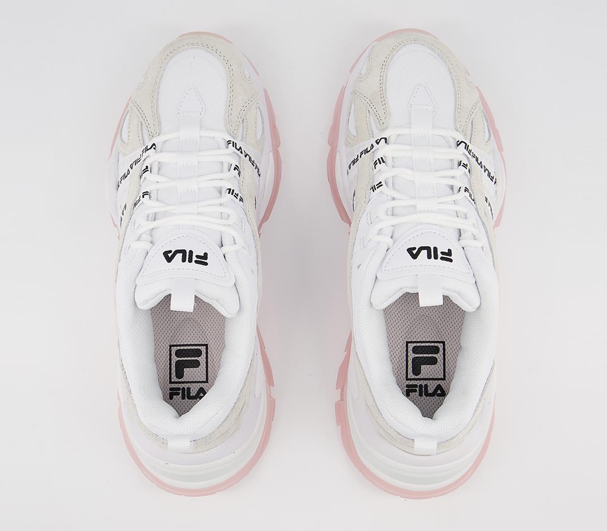 Fila Interation Trainers Fila Interation Trainers White Black Primrose Pink