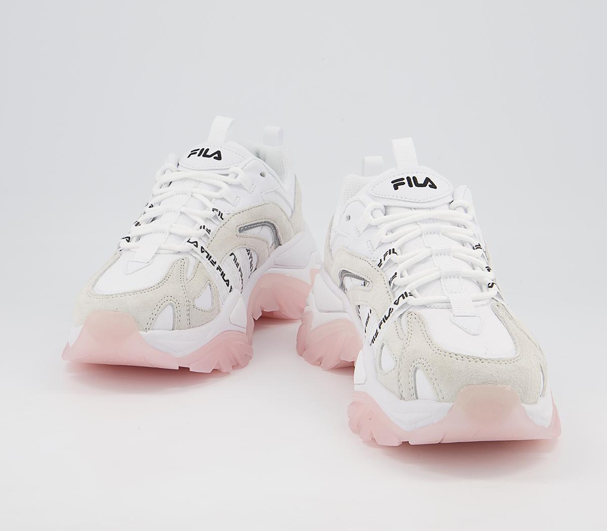 Fila Interation Trainers Fila Interation Trainers White Black Primrose Pink