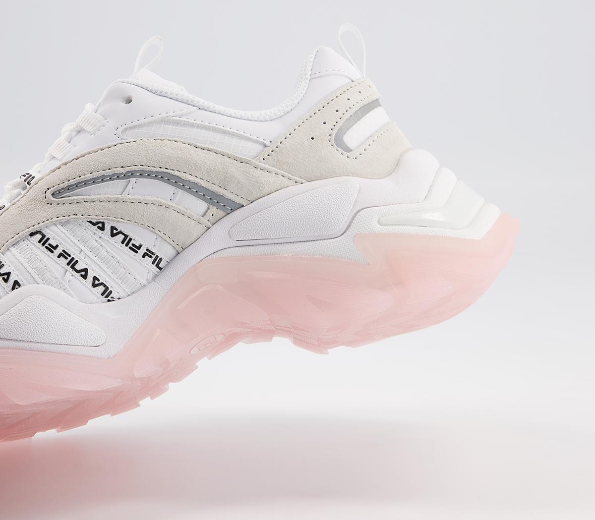 Fila Interation Trainers Fila Interation Trainers White Black Primrose Pink