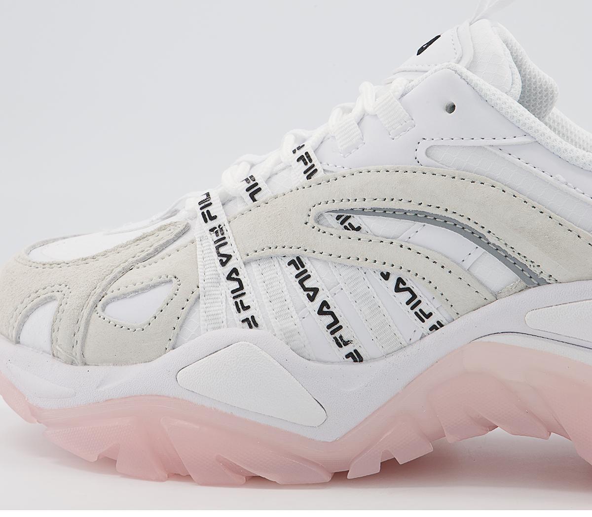 Fila Interation Trainers Fila Interation Trainers White Black Primrose Pink