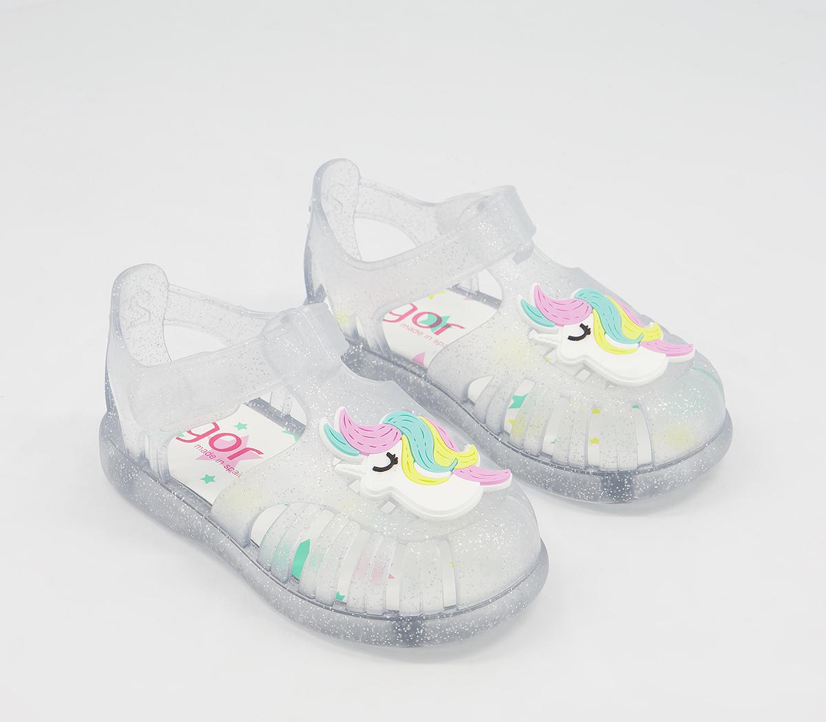 Igor Tobby Sandals Igor Tobby Sandals Unicorn Clear Glitter