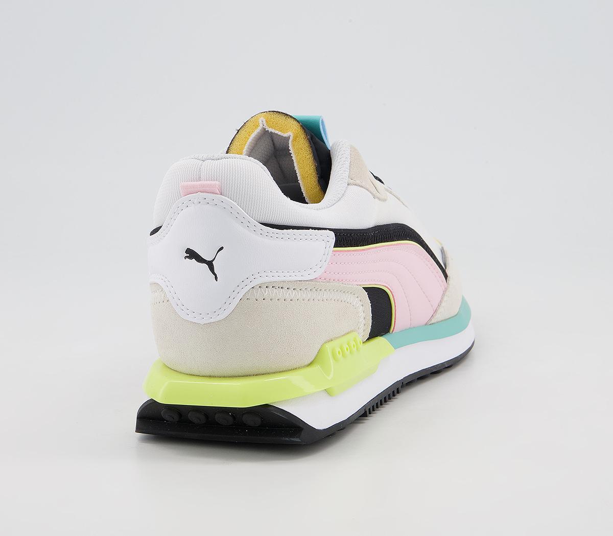 Puma City Rider Trainers Puma City Rider Trainers Grey Pink Lady