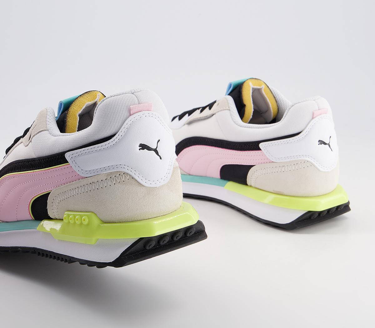 Puma City Rider Trainers Puma City Rider Trainers Grey Pink Lady