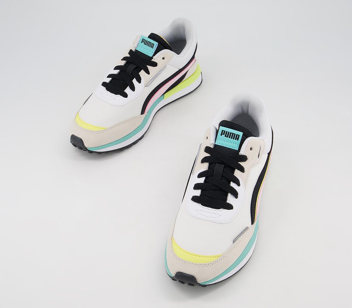 Puma City Rider Trainers Puma City Rider Trainers Grey Pink Lady