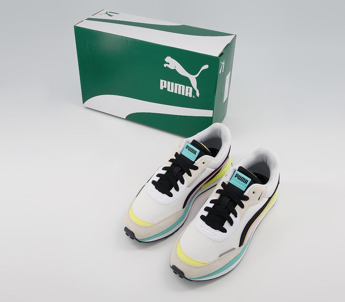 Puma City Rider Trainers Puma City Rider Trainers Grey Pink Lady