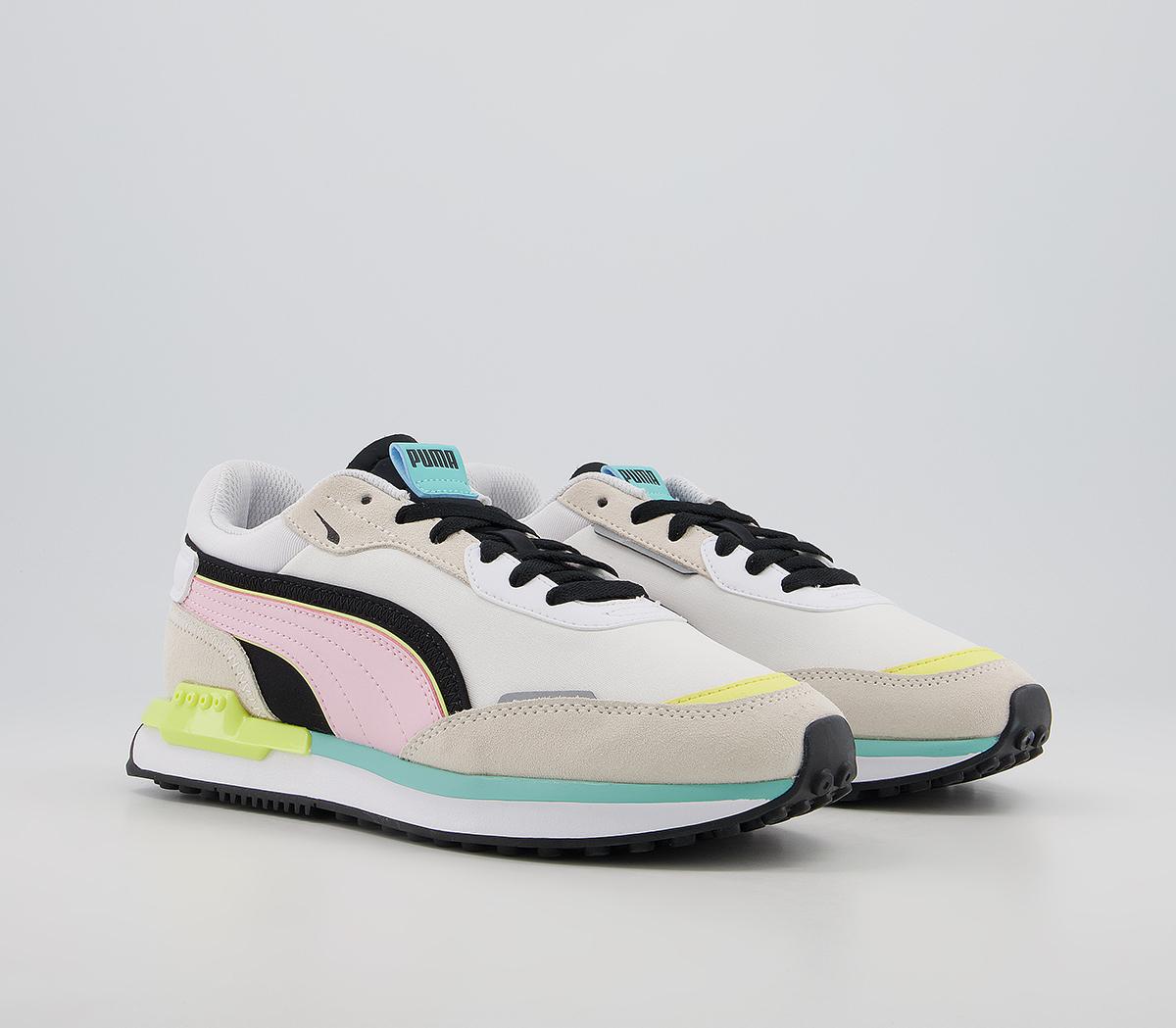 Puma City Rider Trainers Puma City Rider Trainers Grey Pink Lady