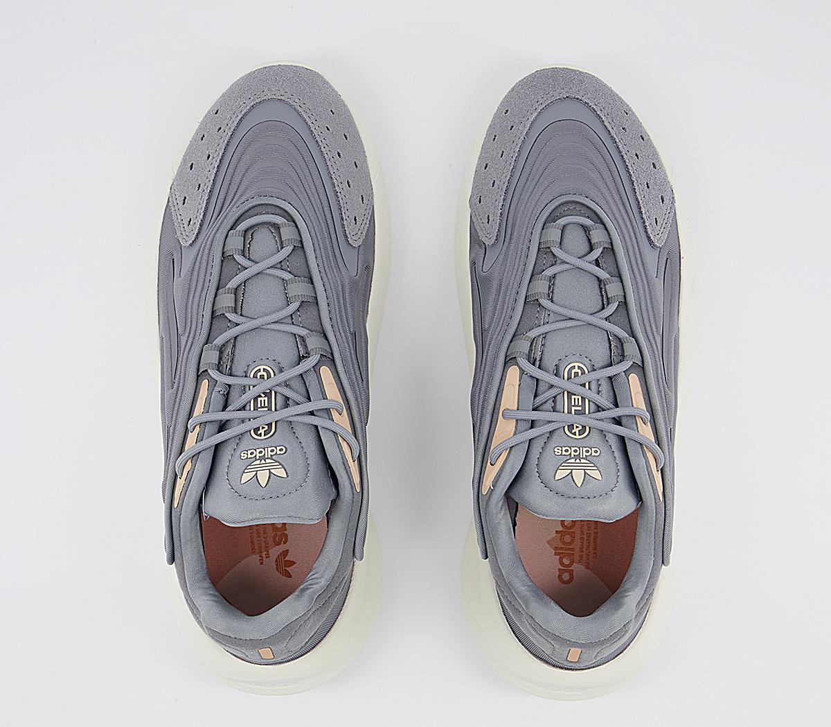 adidas Ozelia Trainers adidas Ozelia Trainers Off White Grey Halo Blush