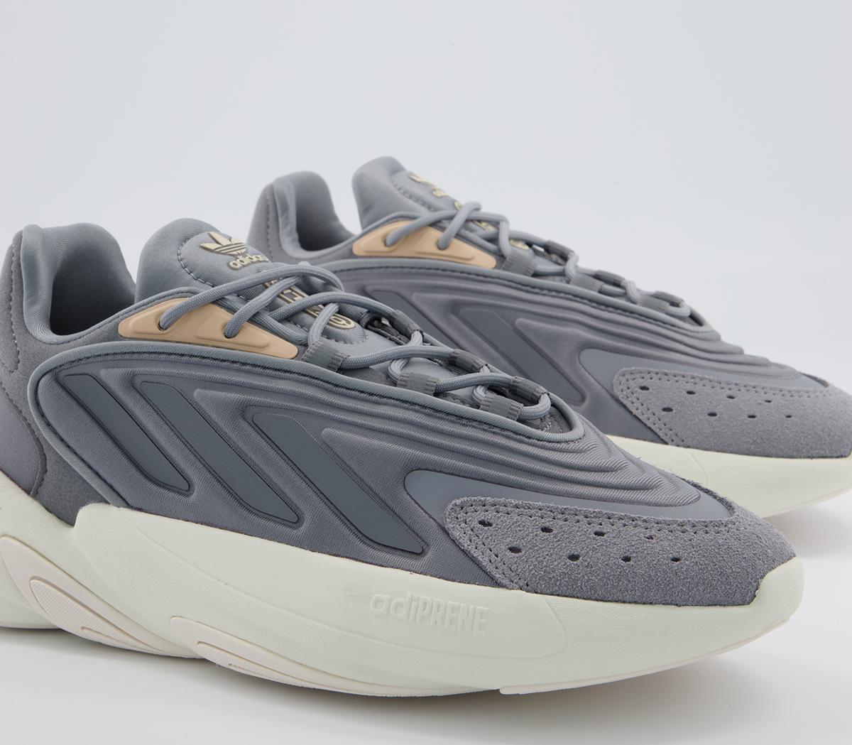 adidas Ozelia Trainers adidas Ozelia Trainers Off White Grey Halo Blush