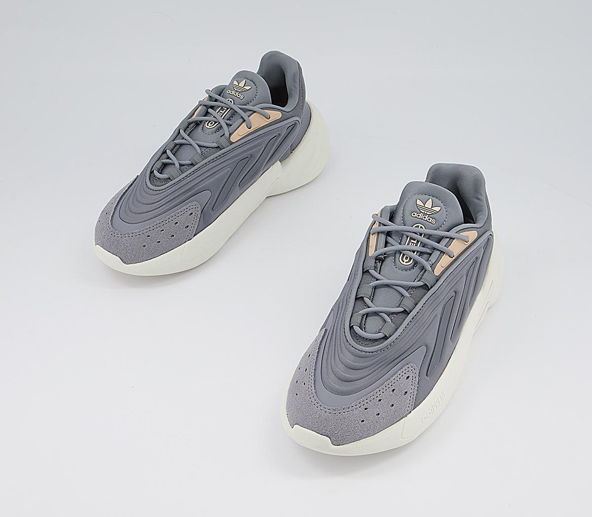 adidas Ozelia Trainers adidas Ozelia Trainers Off White Grey Halo Blush