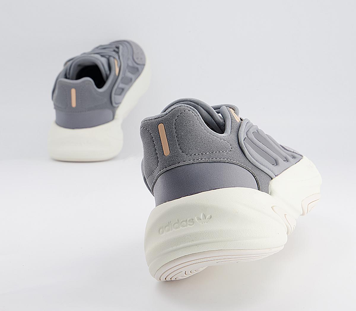adidas Ozelia Trainers adidas Ozelia Trainers Off White Grey Halo Blush
