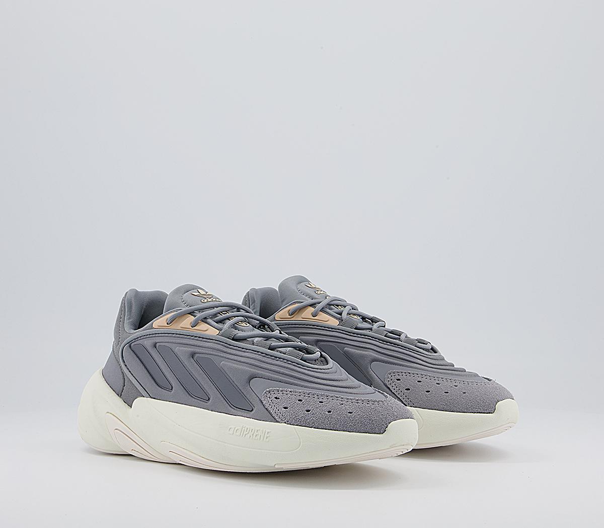 adidas Ozelia Trainers adidas Ozelia Trainers Off White Grey Halo Blush