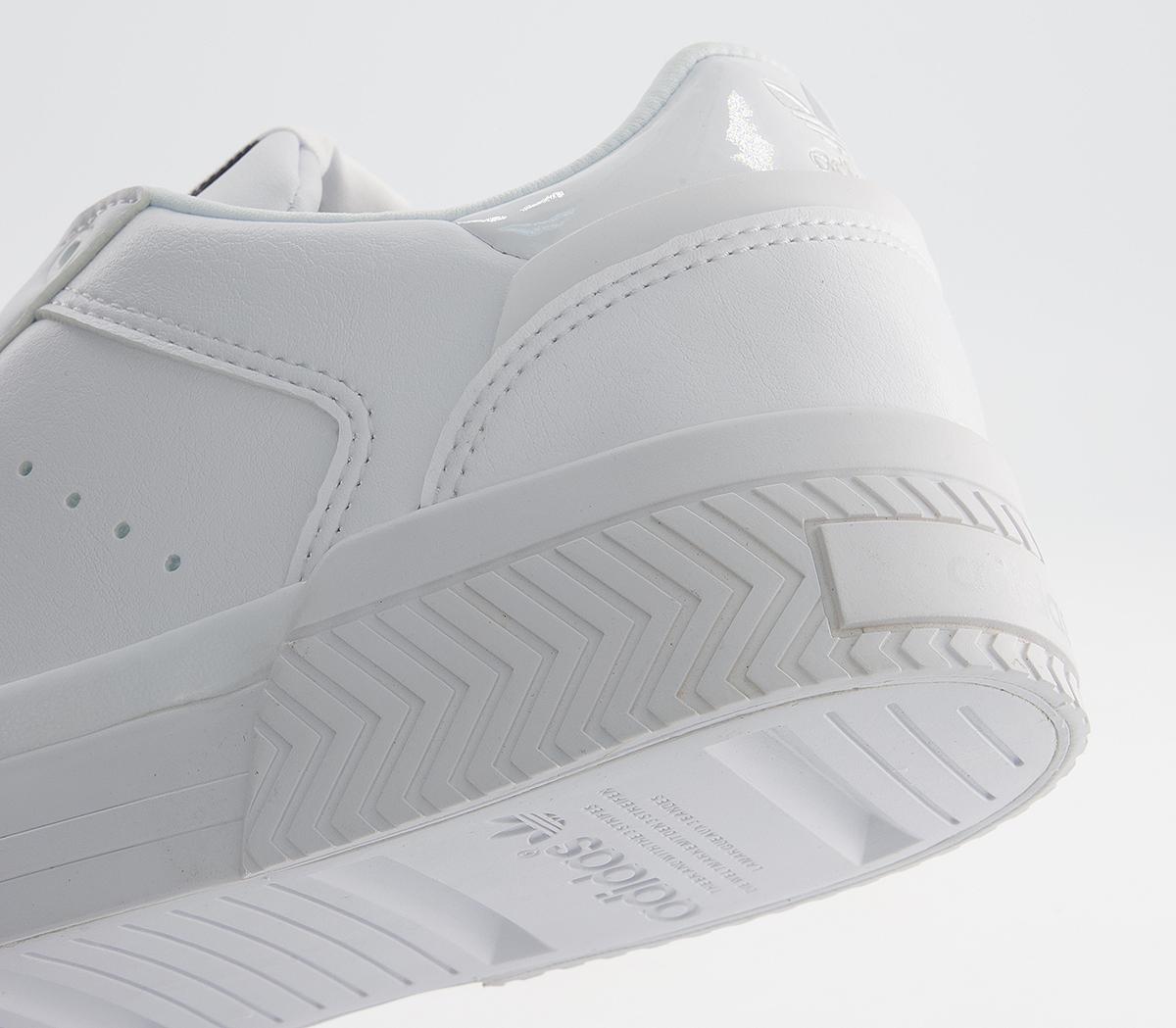 adidas Court Tourino Trainers adidas Court Tourino Trainers White White Silver Metallic