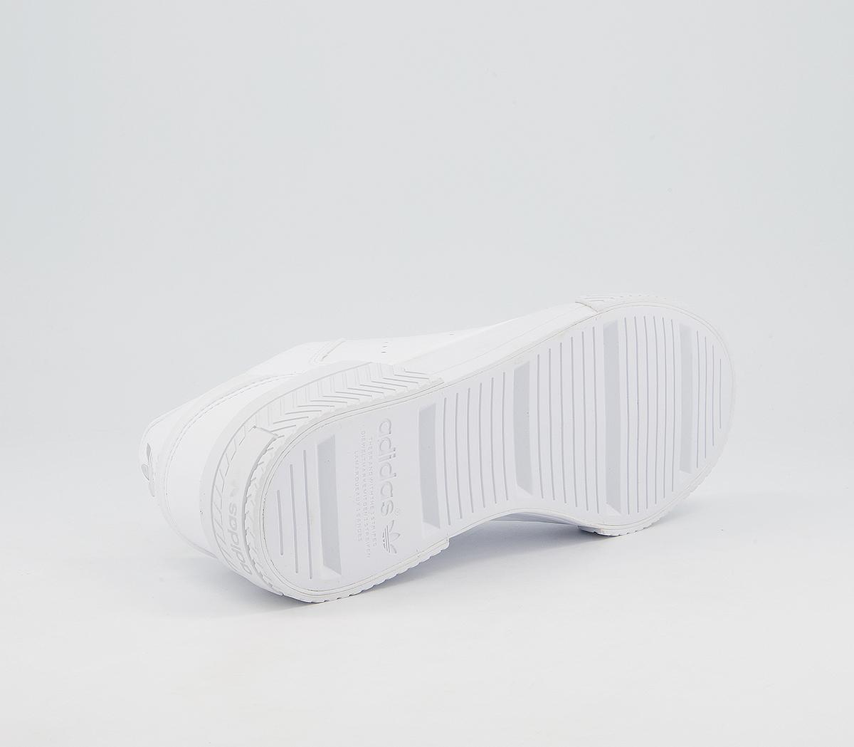 adidas Court Tourino Trainers adidas Court Tourino Trainers White White Silver Metallic
