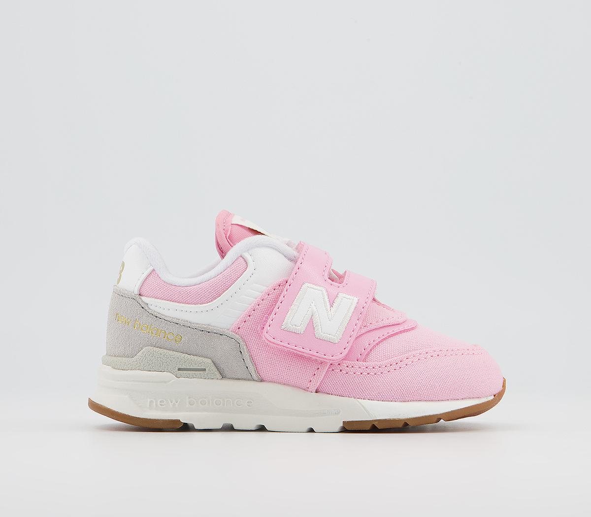New Balance 997 Infant Trainers Pink White - Kids Trainers