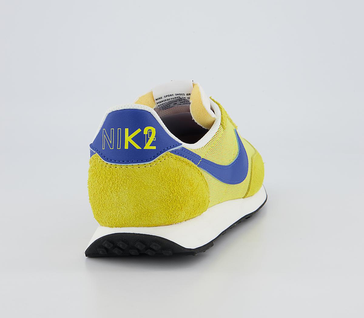 Nike Waffle 2 Trainers Nike Waffle 2 Trainers Yellow Strike Hyper Royal Saturn Gold Sail Black