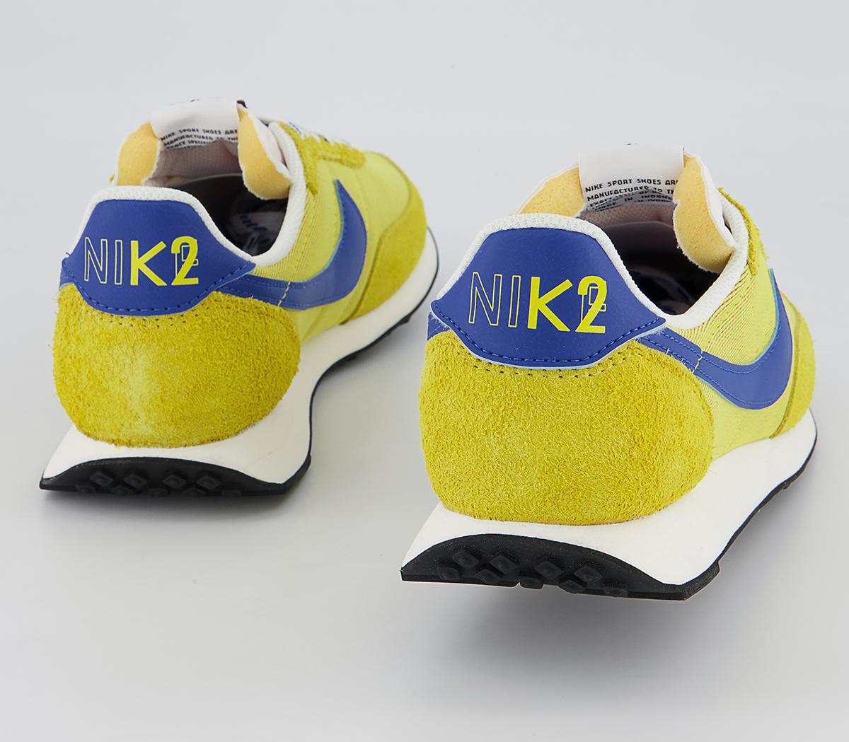 Nike Waffle 2 Trainers Nike Waffle 2 Trainers Yellow Strike Hyper Royal Saturn Gold Sail Black