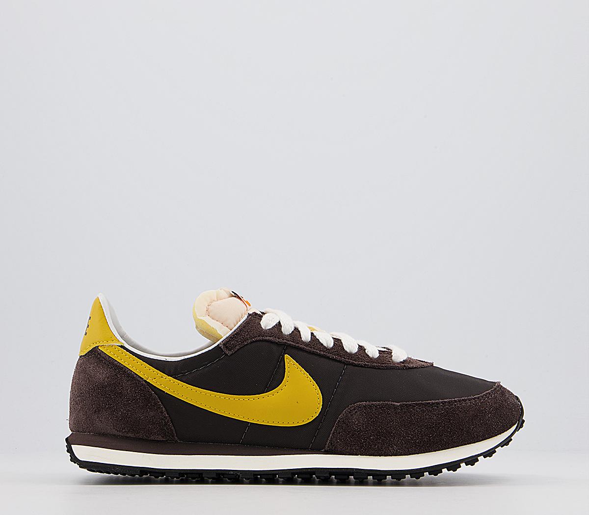 nike waffle velvet brown