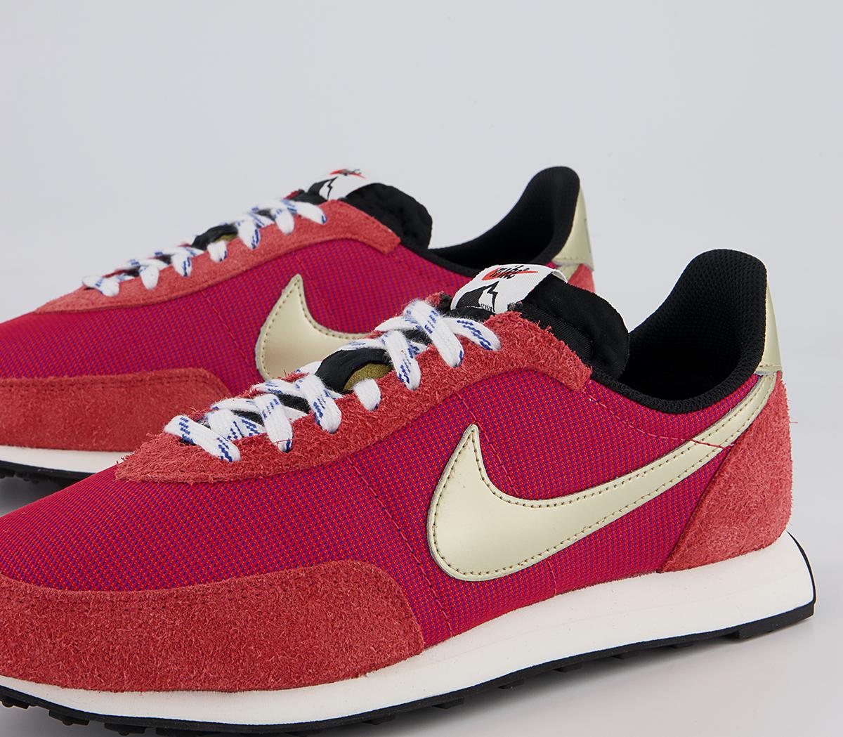 Nike Waffle 2 Trainers Nike Waffle 2 Trainers Gym Red Metallic Gold Star Hyper