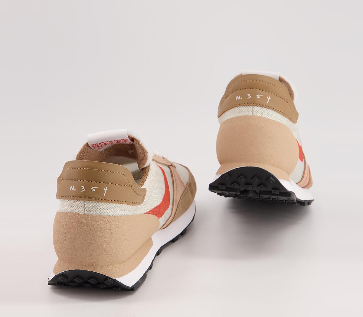 Nike Daybreak Type Trainers Nike Daybreak Type Trainers Bone Orange Hemp Driftwood White