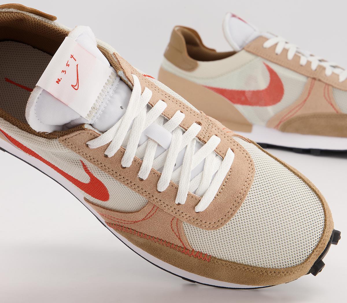 Nike Daybreak Type Trainers Nike Daybreak Type Trainers Bone Orange Hemp Driftwood White