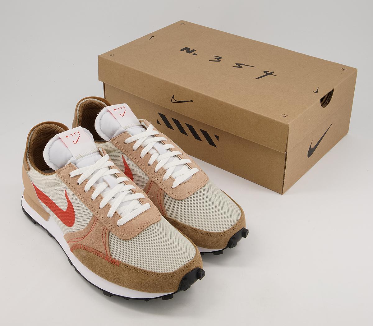 Nike Daybreak Type Trainers Nike Daybreak Type Trainers Bone Orange Hemp Driftwood White